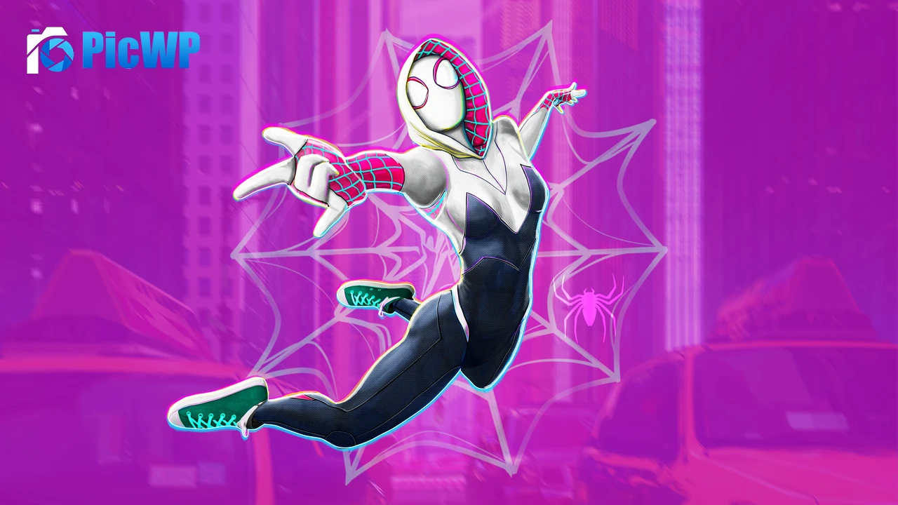 Gwen Stacy Spider-Man: Across the Spider-Verse 6K PC Wallpaper