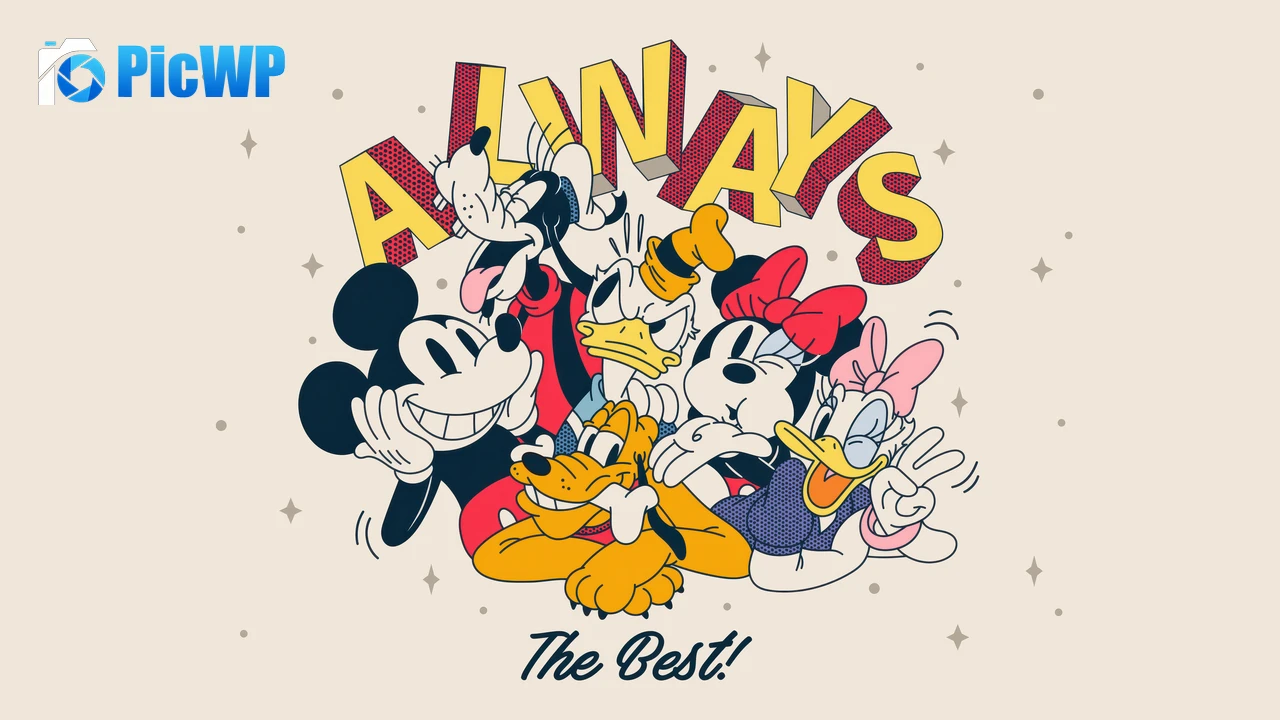Mickey Mouse Friends 6K PC Wallpaper