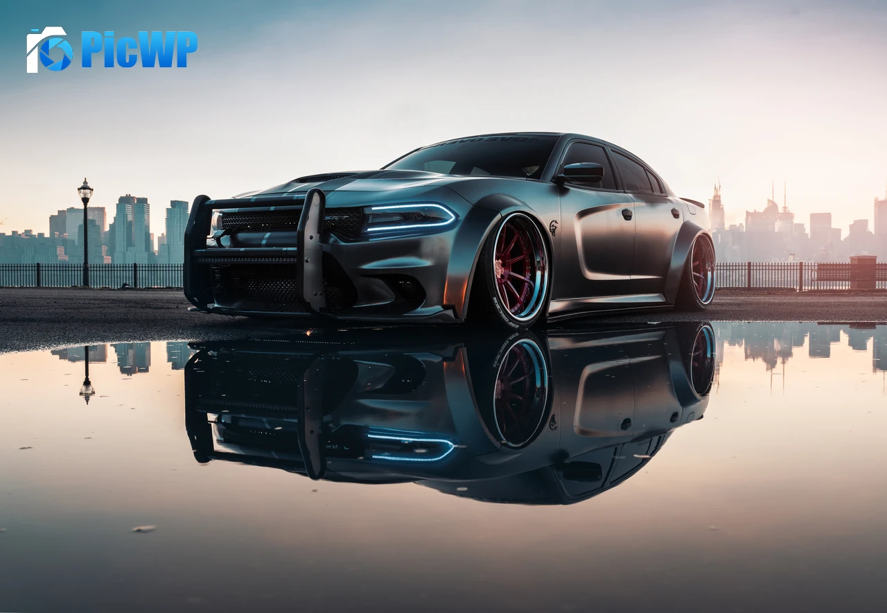 Dodge Charger Hellcat Muscle car 8K PC Wallpaper