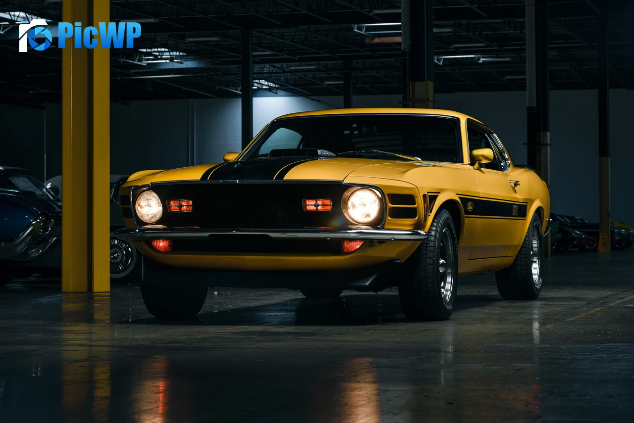 Ford Mustang Mach 1 8K PC Wallpaper