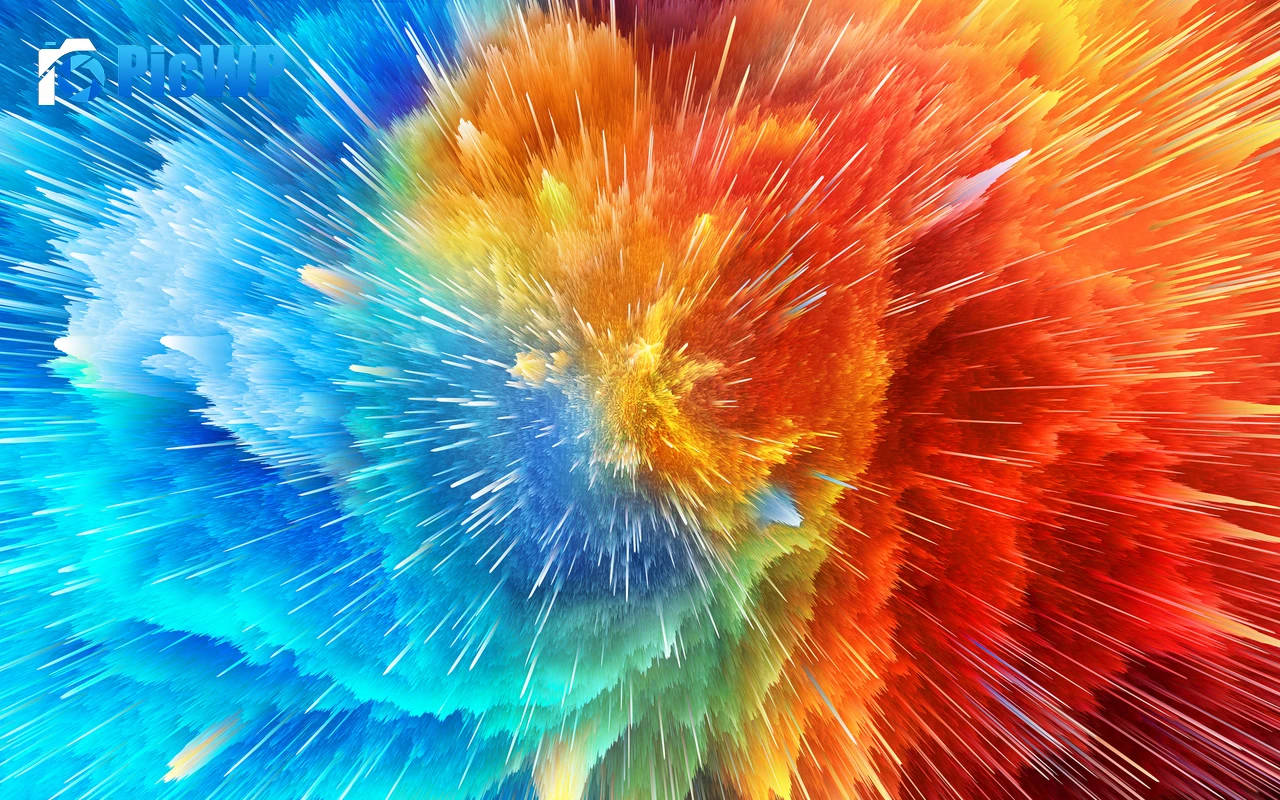 Colorful background Color explosion 4K PC Wallpaper