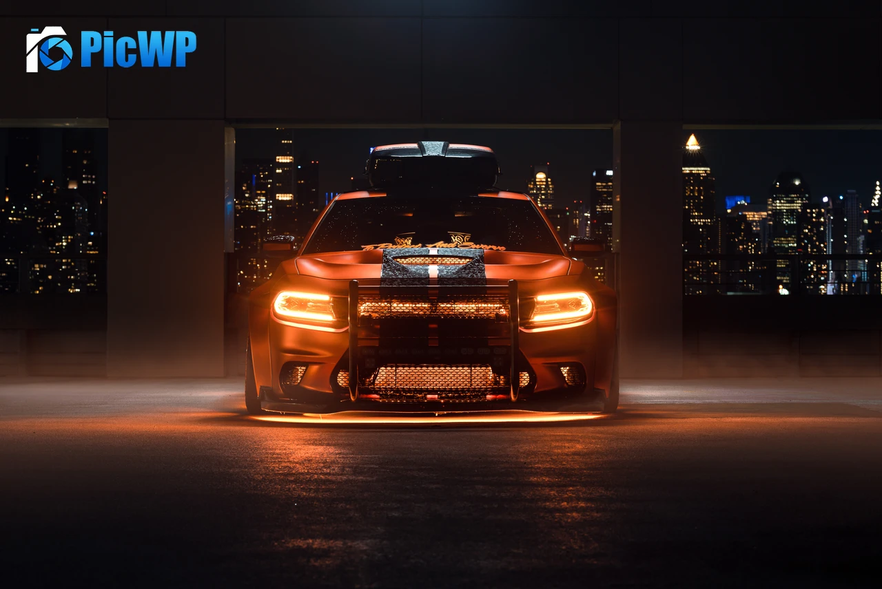 Dodge Charger Hellcat Performance Sedan 4K PC Wallpaper