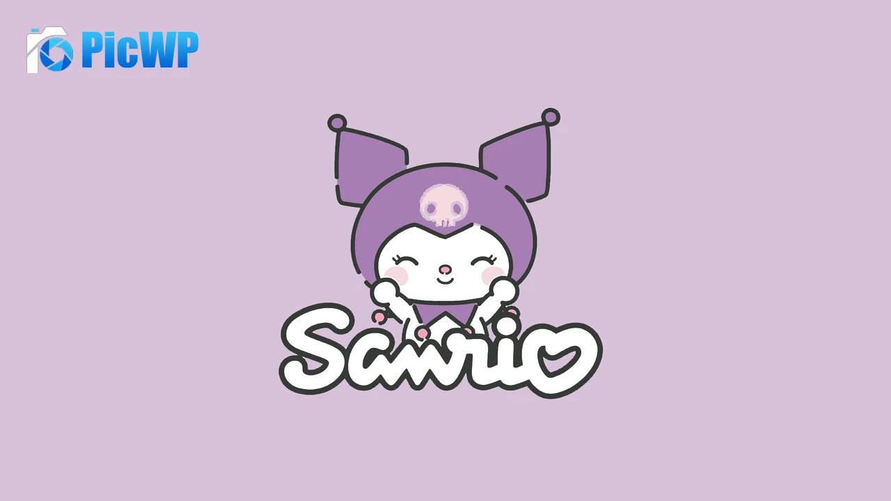 Kuromi Purple aesthetic 6K PC Wallpaper