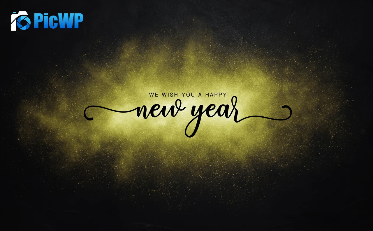 Happy New Year 6K PC Wallpaper