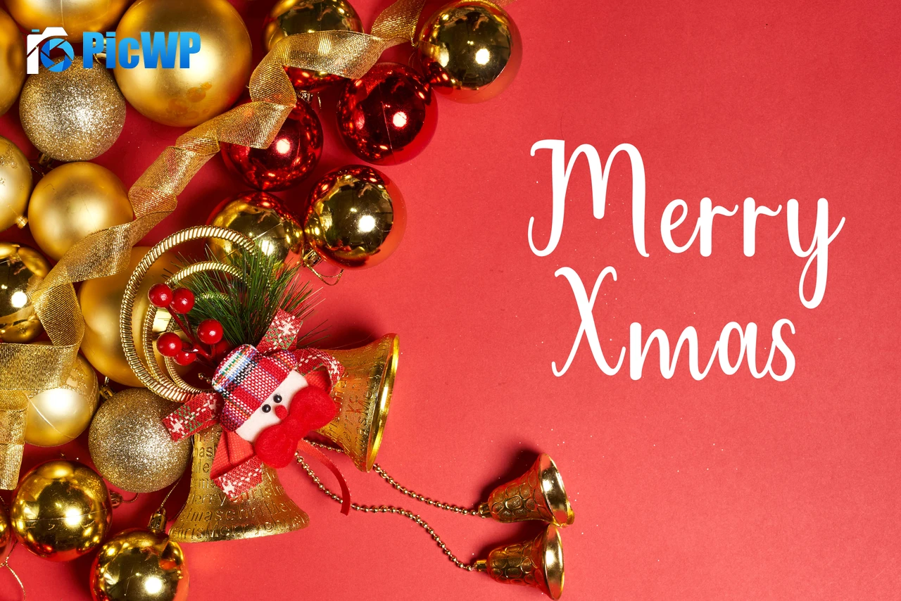 Merry Xmas Christmas decoration 6K PC Wallpaper