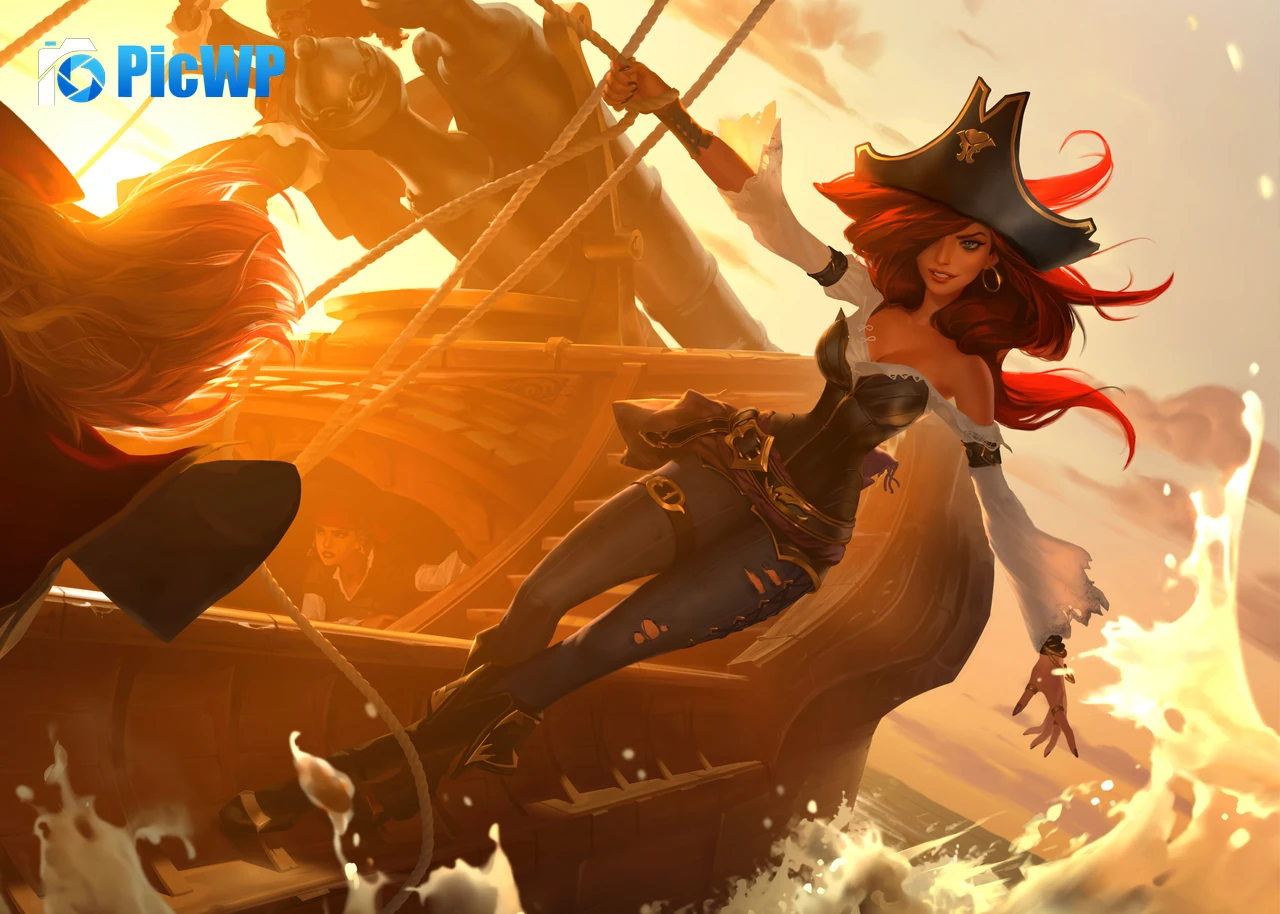 Miss Fortune Bounty hunter 4K PC Wallpaper
