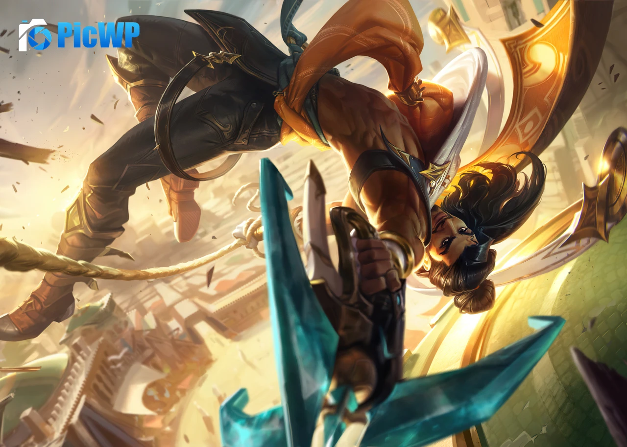 Akshan League of Legends 4K PC Wallpaper