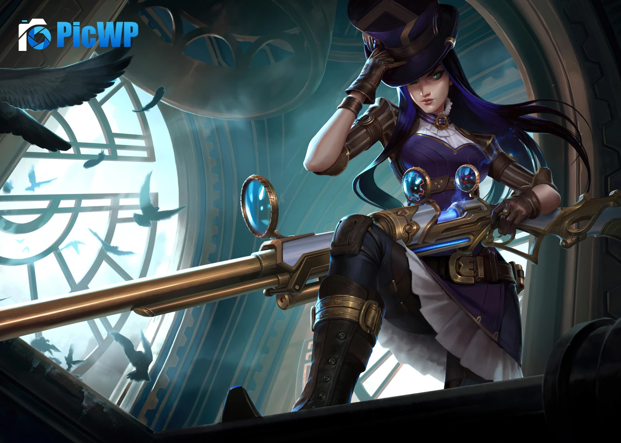 League of Legends Caitlyn (LoL) 4K PC Wallpaper