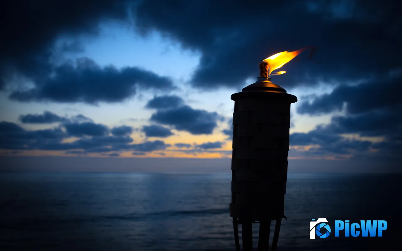 Coast Ocean Dawn Lighting <font color=red>Cloud</font> Sunrise 5K PC Wallpaper