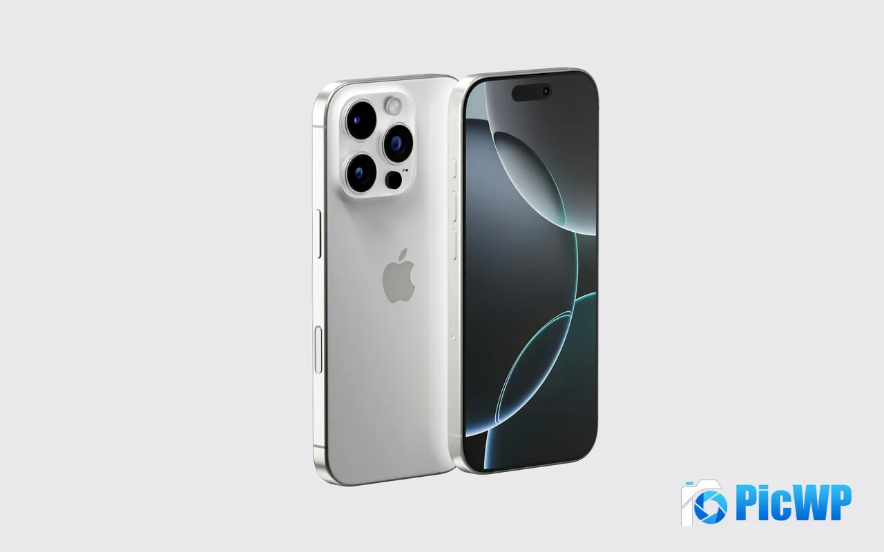 Apple 2024 Newest iPhone 16 Pro White Titanium 5K PC Wallpaper