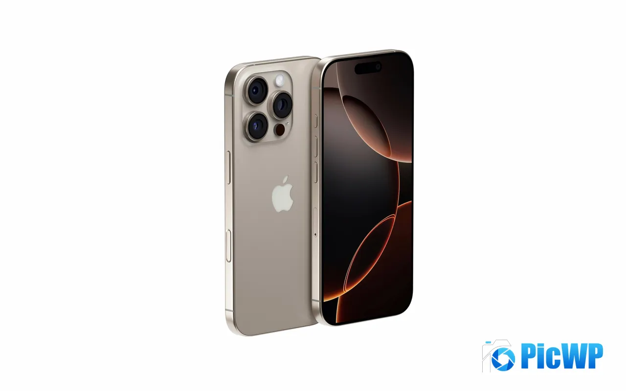 Apple 2024 Newest iPhone 16 Pro Max Desert Gold 5K PC Wallpaper