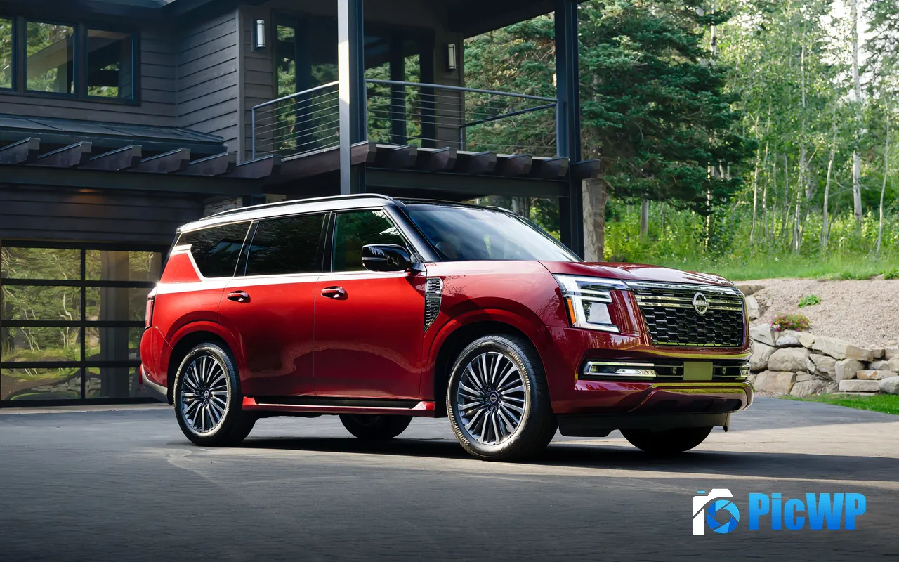 2025 Nissan Armada Platinum Reserve SUV 5K PC Wallpaper