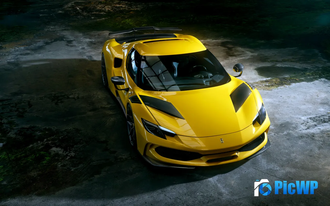 Novitec Ferrari 296 GTB N largo 2024 Supercar 5K PC Wallpaper