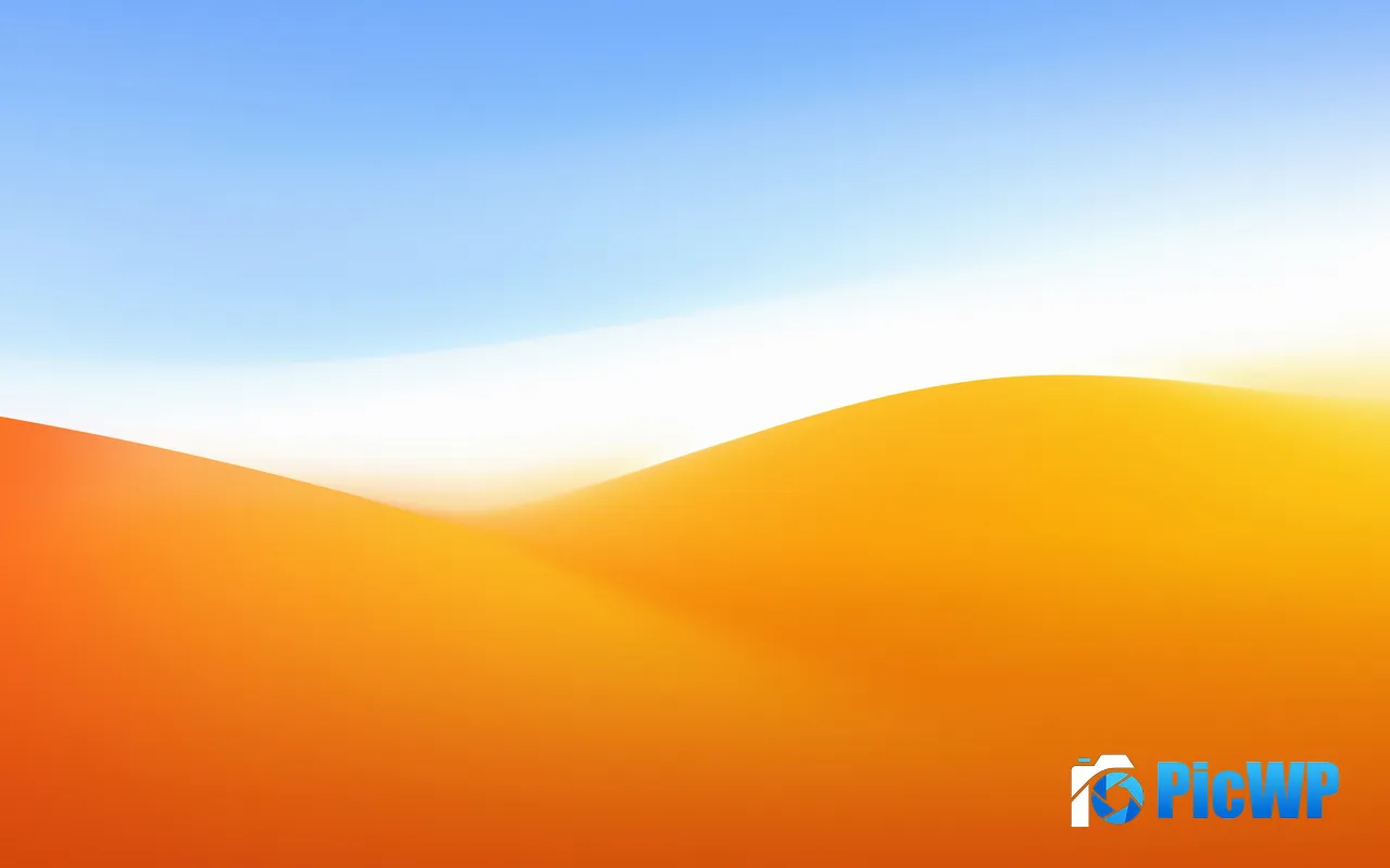 Golden Hills <font color=red>Abstract</font> Background Design 5K PC Wallpaper