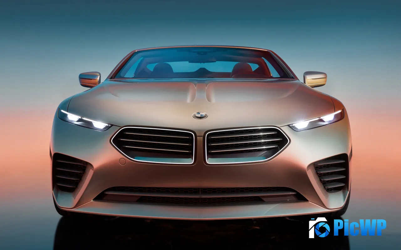 BMW Skytop 2024 Luxury Electric Concept Car 5K PC Wallpaper
