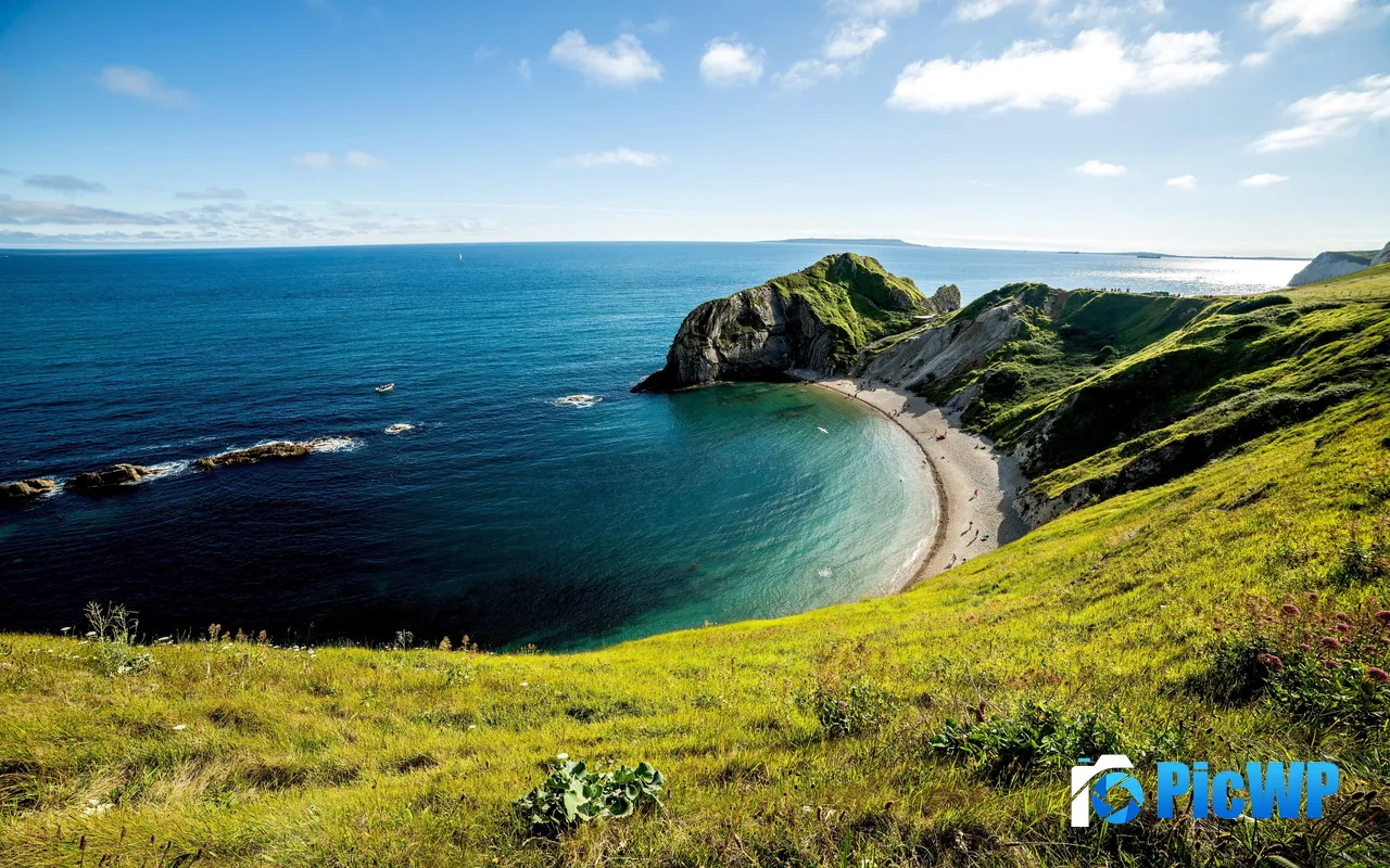 Fjord Coast Beach Ocean Island Skyline 5K PC Wallpaper
