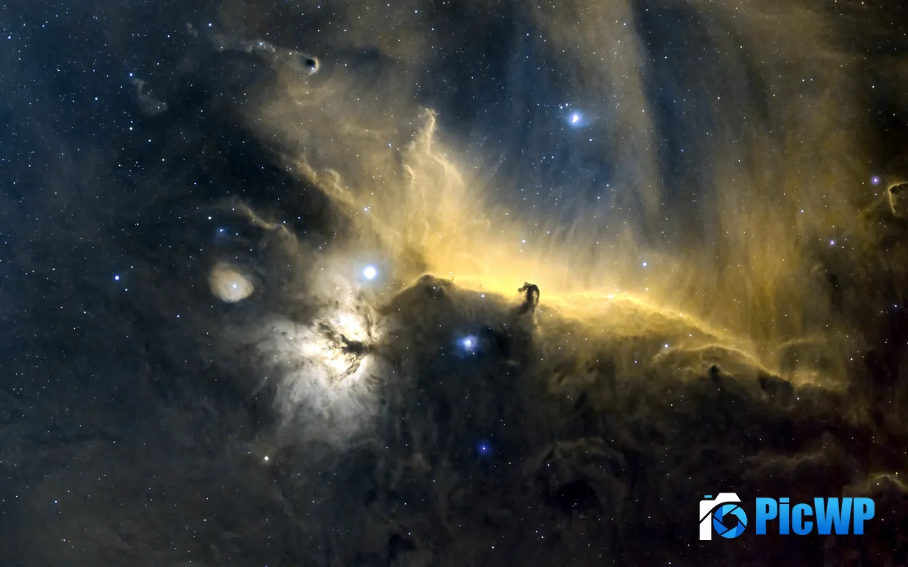 Ho<font color=red>rs</font>ehead Nebula Flame Nebula Unive<font color=red>rs</font>e Galaxy 5K PC Wallpaper
