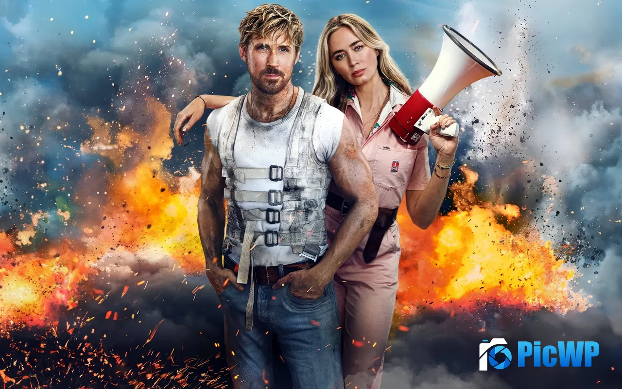 The Fall Guy Ryan Gosling 2024 Films Poster 5K PC Wallpaper
