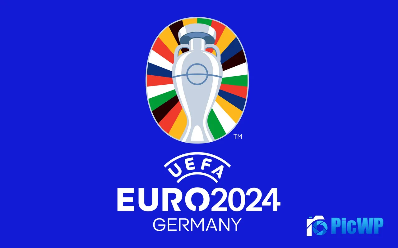 UEFA Euro 2024 Germany Football Events Logo 5K PC Wallpaper