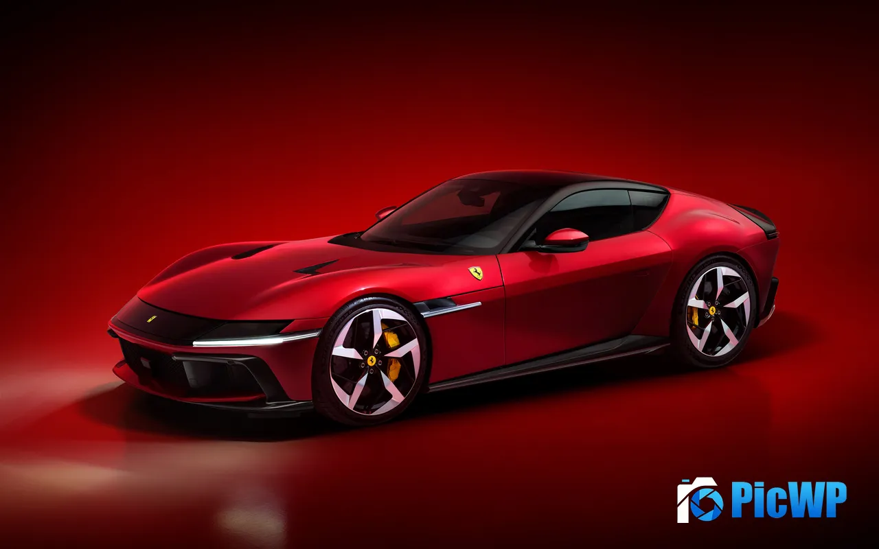 Ferrari 12 Cylinders 2024 Supercar 5K PC Wallpaper