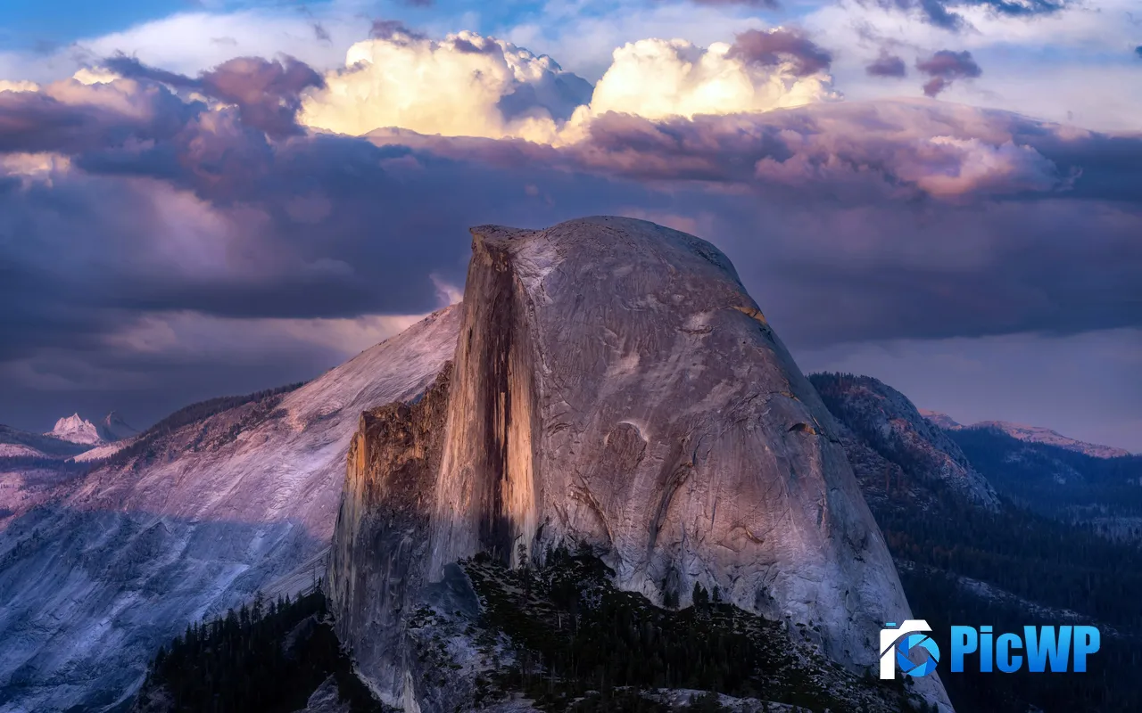 Dawn Morning Cloud Yosemite National Park California USA 5K PC Wallpaper