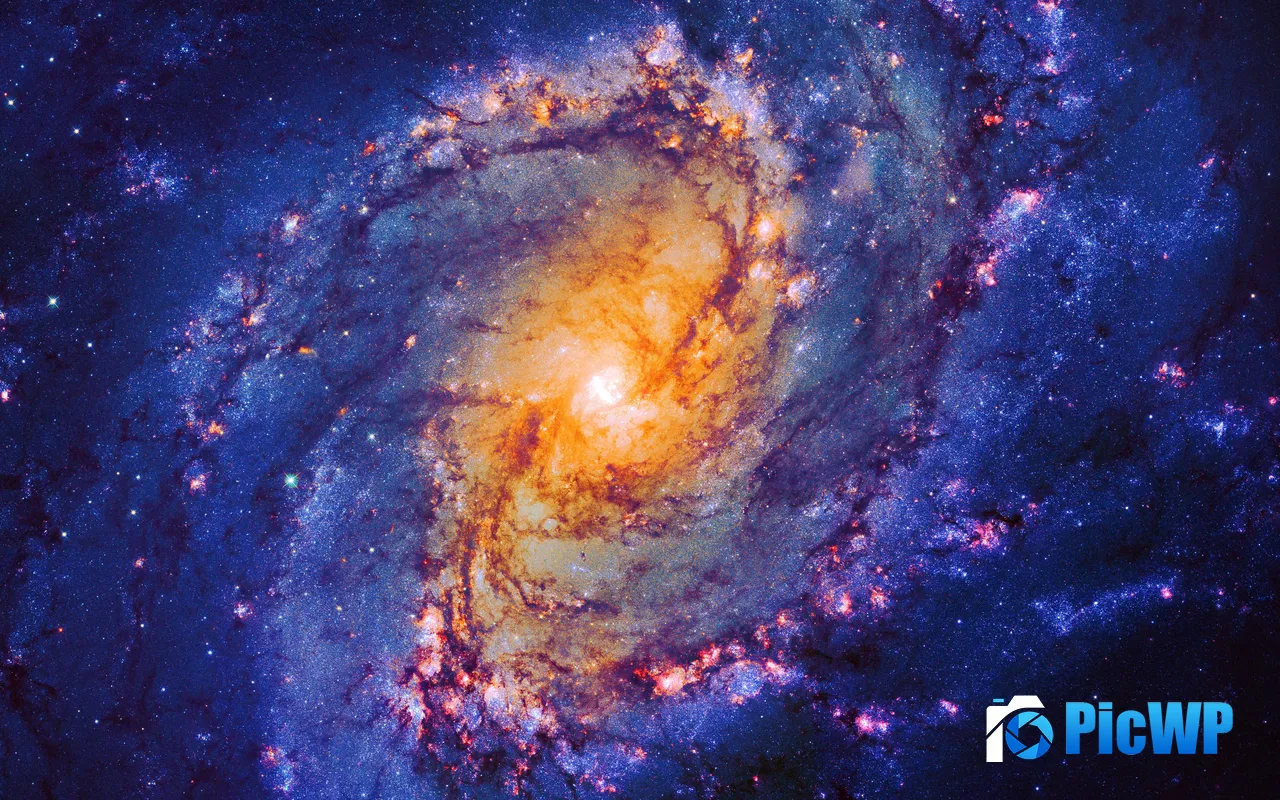 Southern Pinwheel Galaxy Universe Starry Sky Space 5K PC Wallpaper