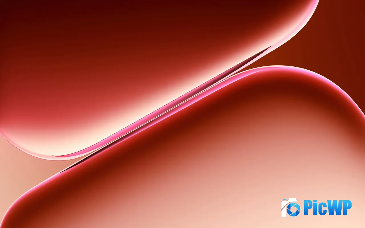 Orange 3D Transparent Bubble Abstract Background 5K PC Wallpaper
