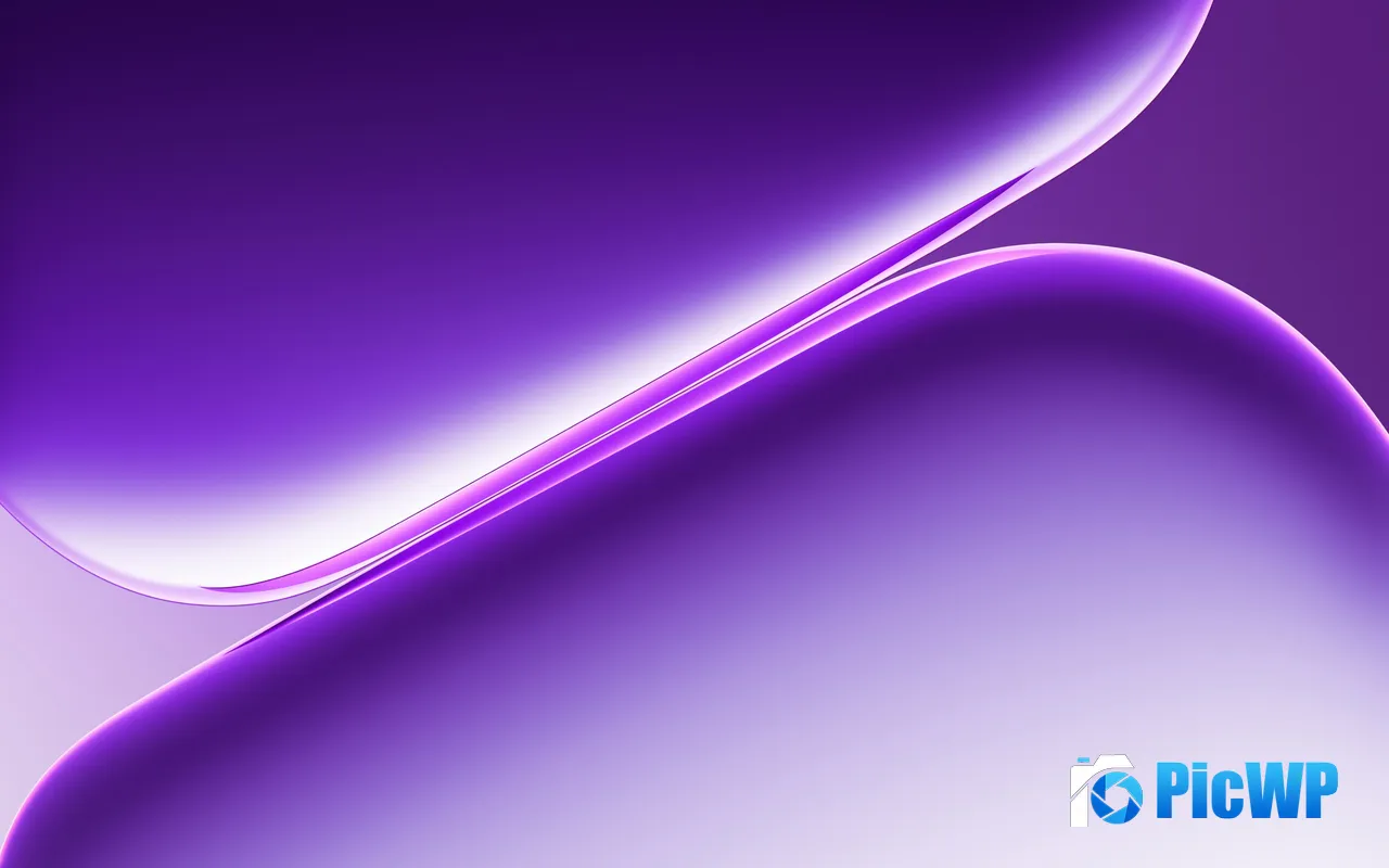 Purple 3D Transparent Bubble Abstract Background 5K PC Wallpaper
