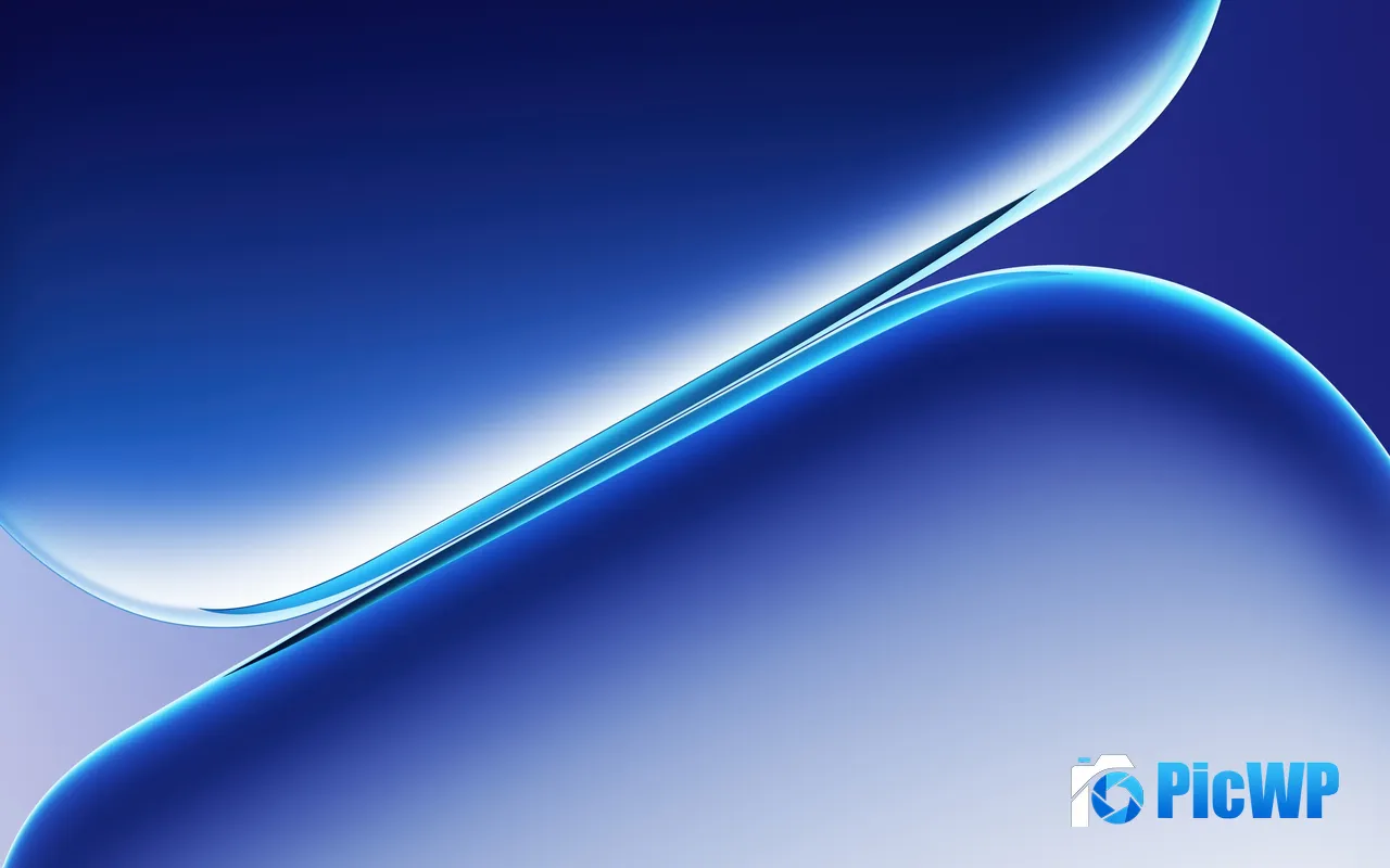 Blue 3D Transparent Bubble Abstract Art Design 5K PC Wallpaper