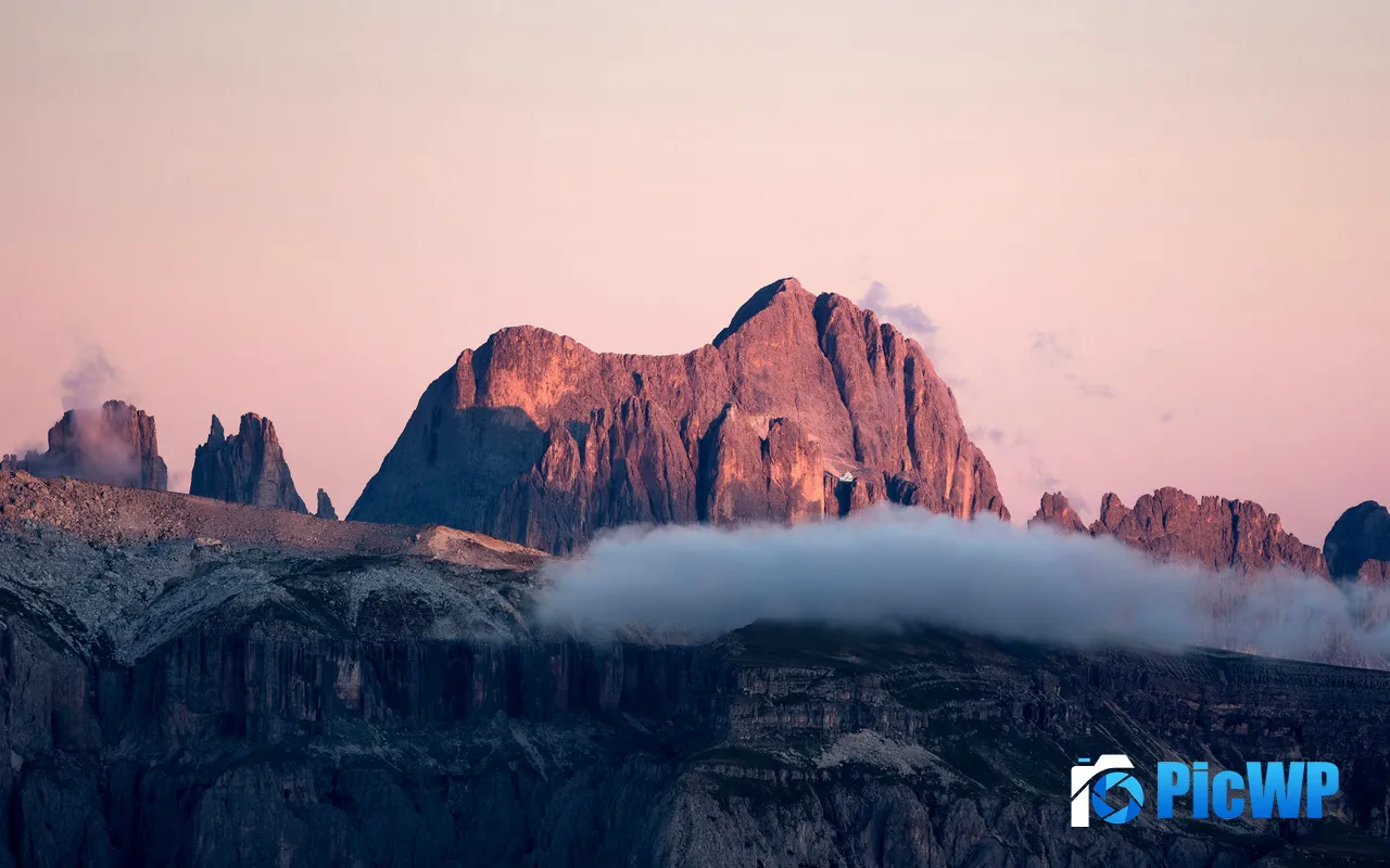 Jagged Mountain Peaks Bolzano South Tyrol Italy 5K PC Wallpaper