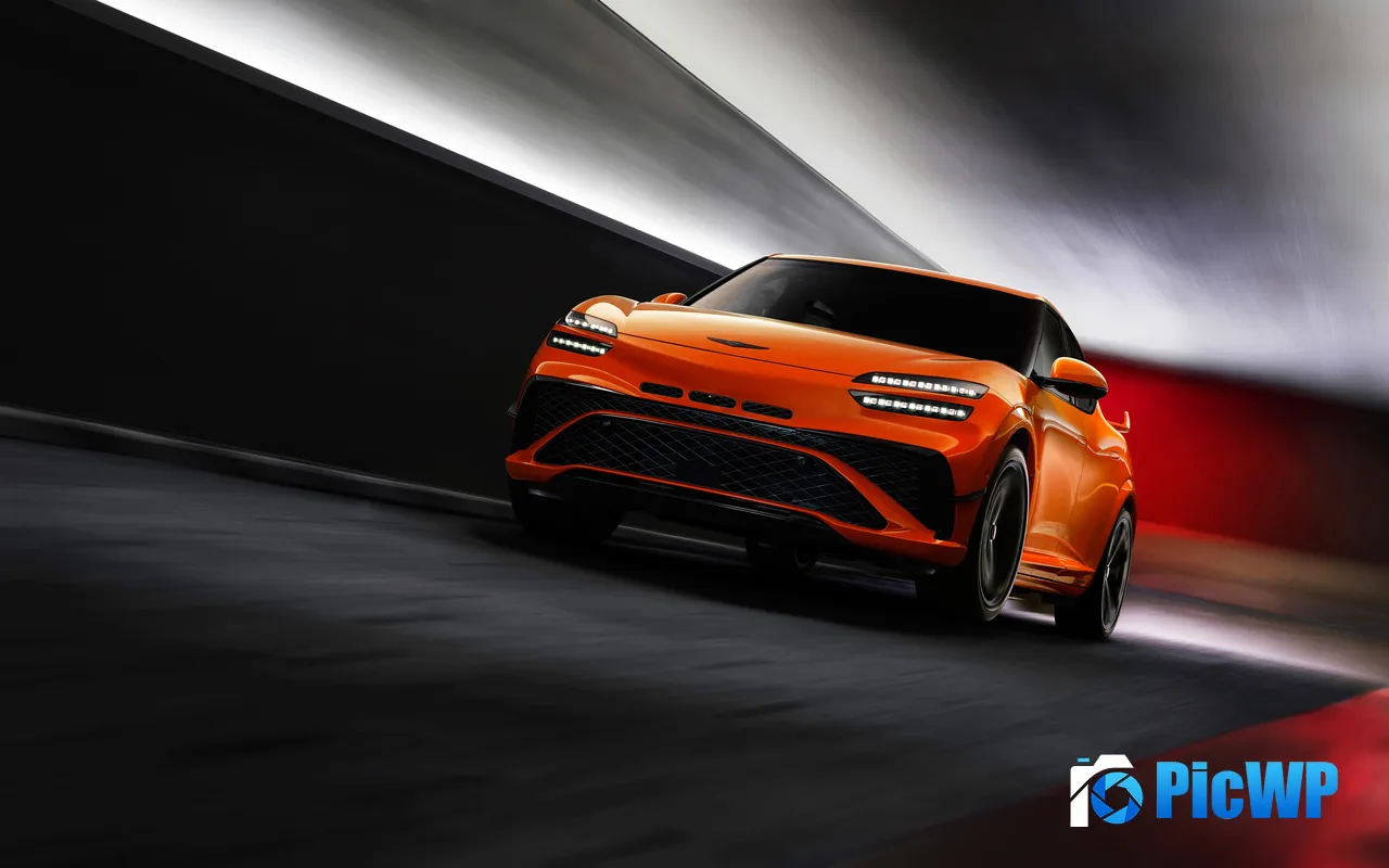Genesis GV60 Magma Concept 2026 Electric Car 5K PC Wallpaper