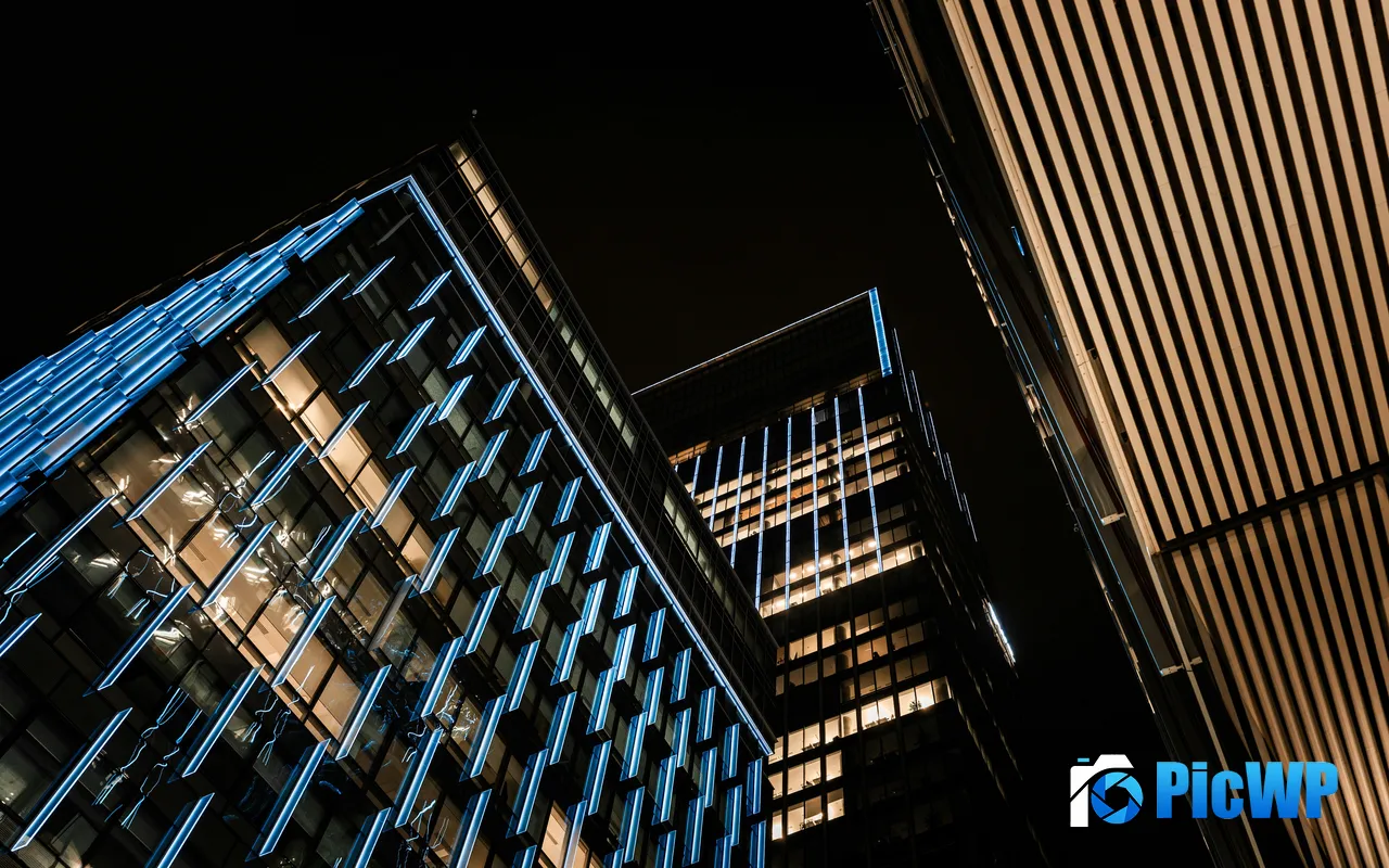 Skyscrapers CBD Ol<font color=red>iv</font>ia Star Estate Gdansk Poland 5K PC Wallpaper
