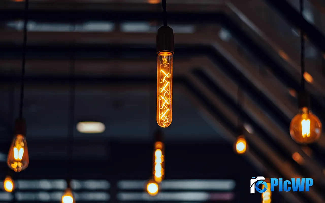Lighting Cafe interior Mira Avenue Naberezhnye Chelny 5K PC Wallpaper
