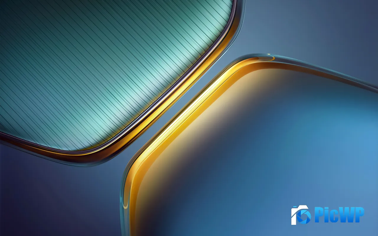 3D Teal Abstract Transparent Bubbles Gradient 5K PC Wallpaper