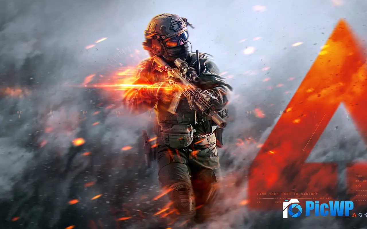 Battlefield 6 Soldier 2025 Video Game Poster 5K PC Wallpaper