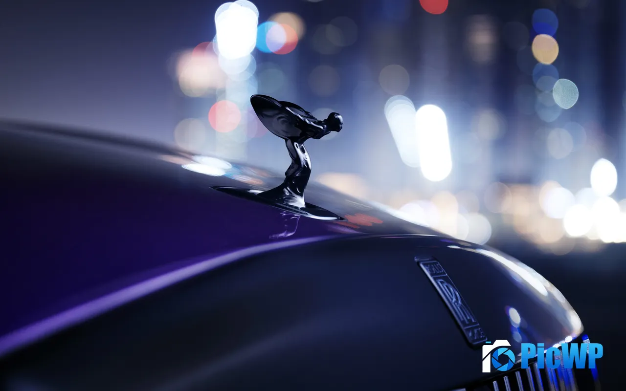 Rolls Royce 2025 Black Badge Spectre Car logo 5K PC Wallpaper