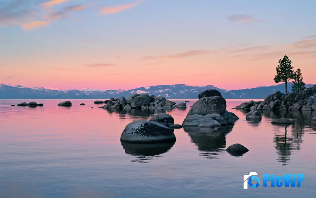 Apple Desktop Mac iOS Tahoe Beach Dawn 5K PC Wallpaper