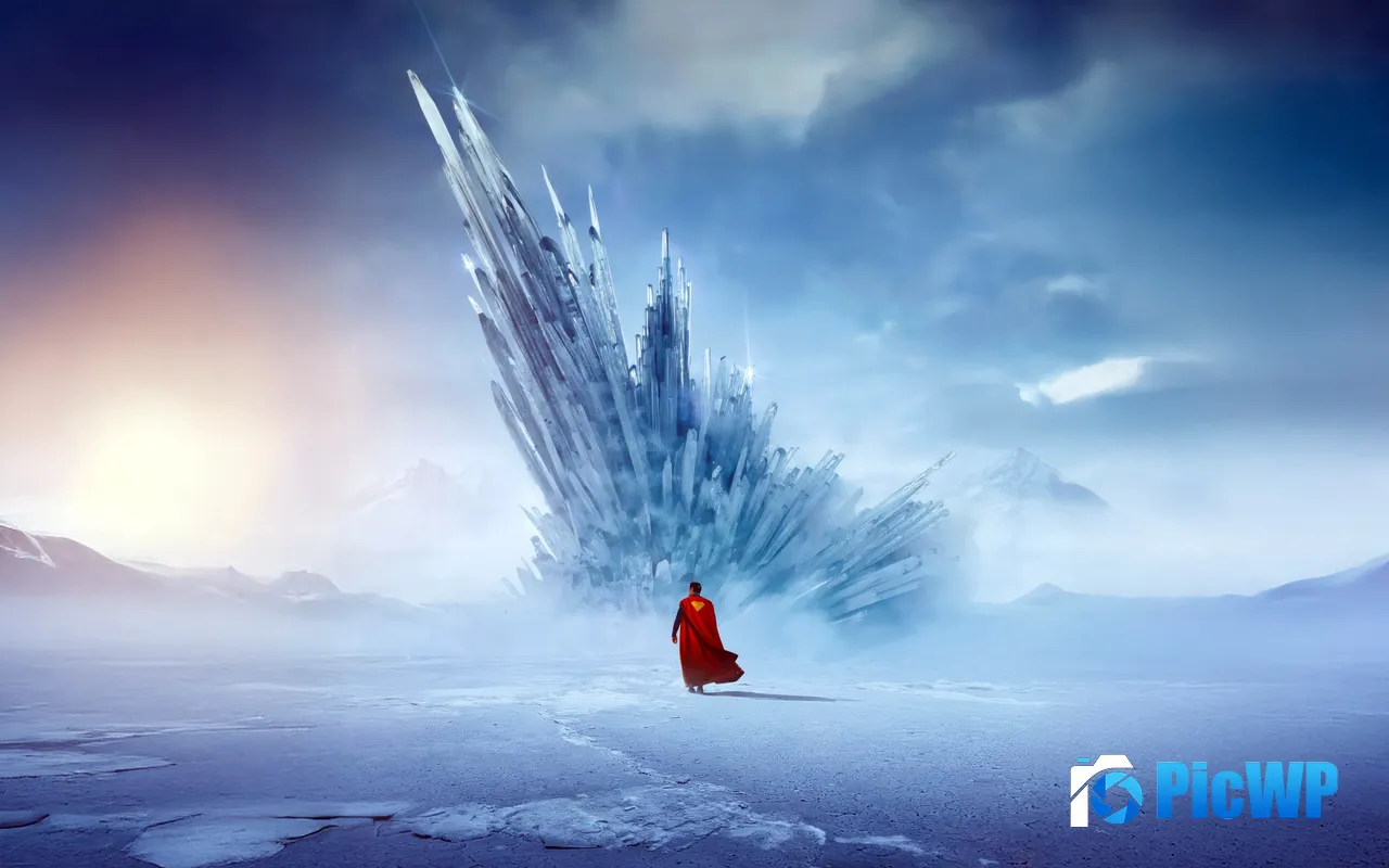 Superman Fortress of Solitude 2025 Films Poster 5K PC Wallpaper