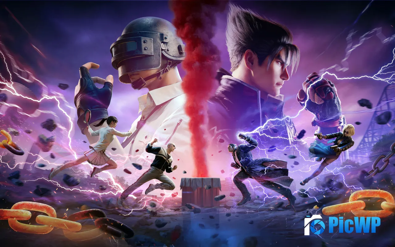 Pubg Mobile x Tekken 8 Game Poster 5K PC Wallpaper