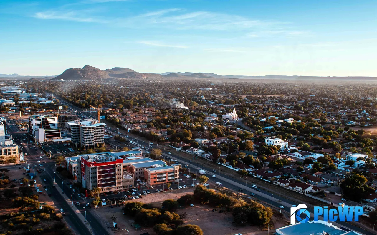 Central Business District Gaborone Capital City Botswana 5K PC Wallpaper