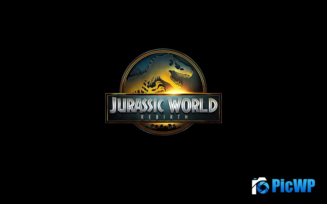 Jurassic World Rebirth 2025 Films Logo Poster 5K PC Wallpaper