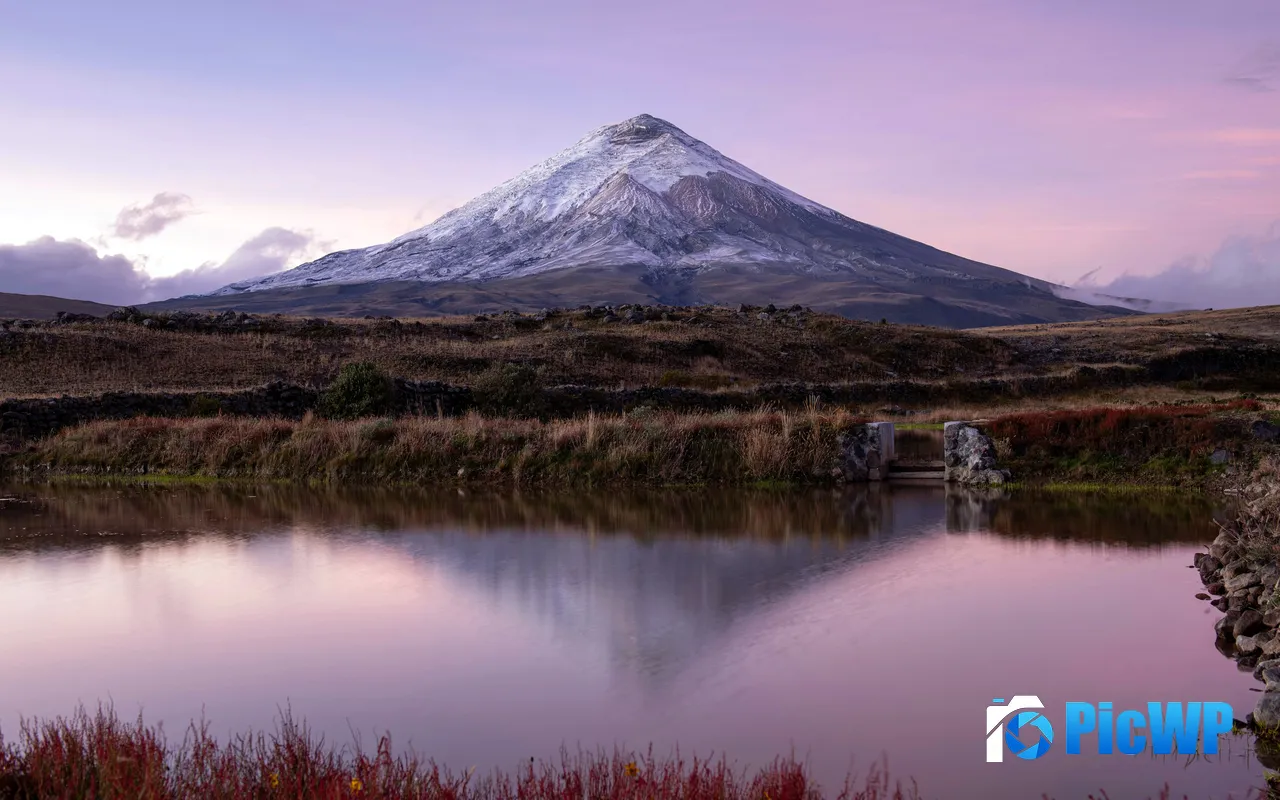 Mount Fuji Dusk Sunset Summer Lake Japan 5K PC Wallpaper