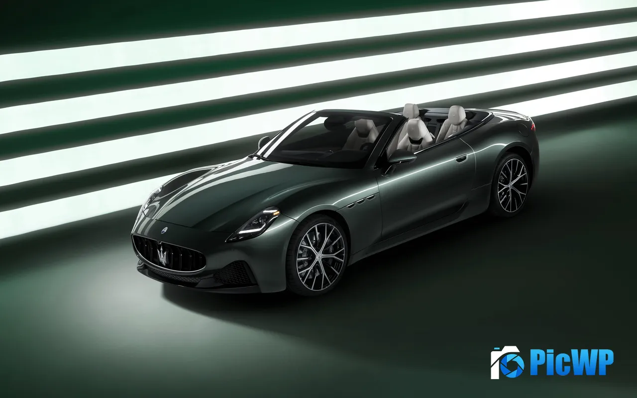 Maserati Grancabrio 2025 Supercar Poster 5K PC Wallpaper