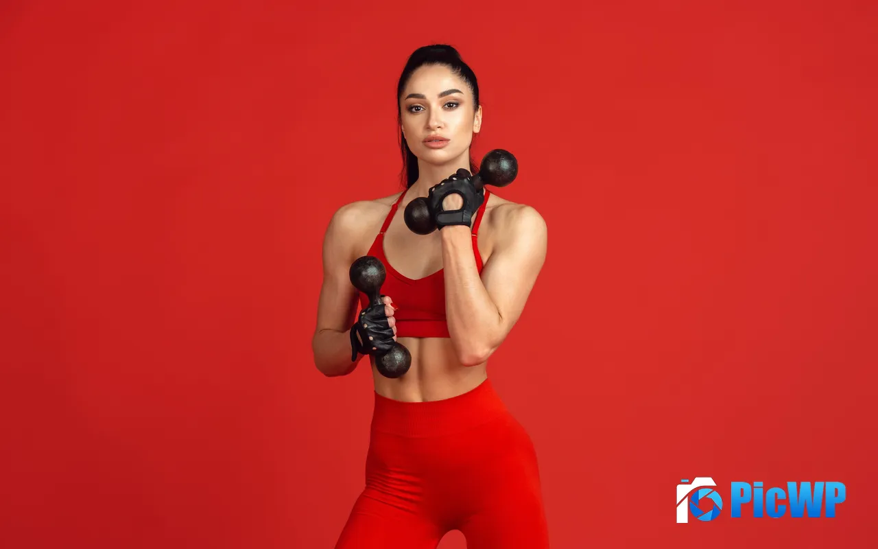 Fitness Sports Beauty Girl Workout Aesthetic 5K PC Wallpaper