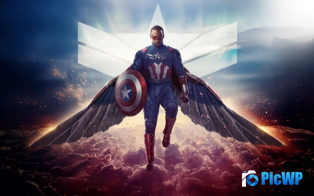 Captain America Brave New World 2025 Marvel Studios 5K PC Wallpaper