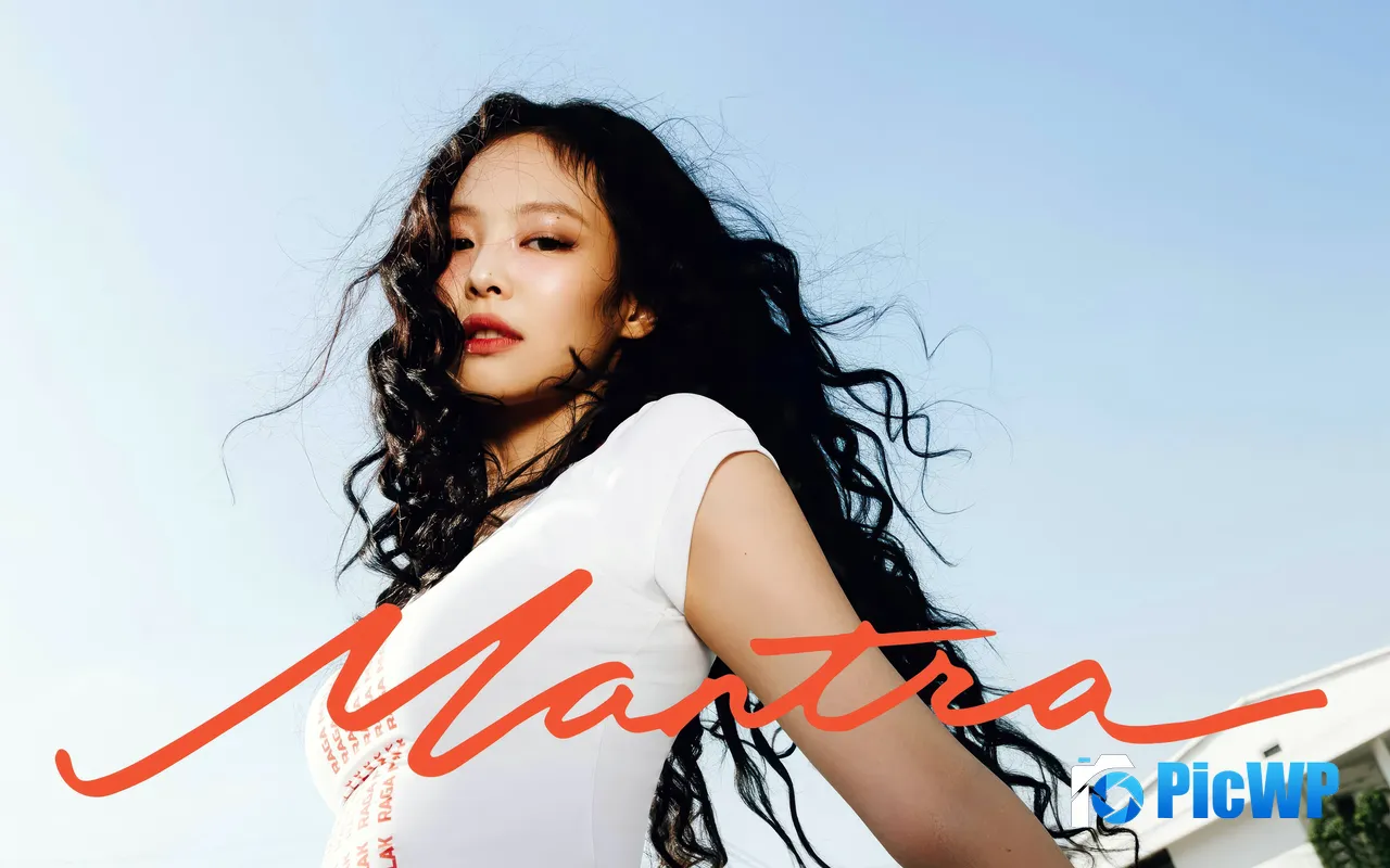 Jennie Mantra <font color=red>A</font>lbum Korea Beauty Singer Photo 5K PC Wallpaper