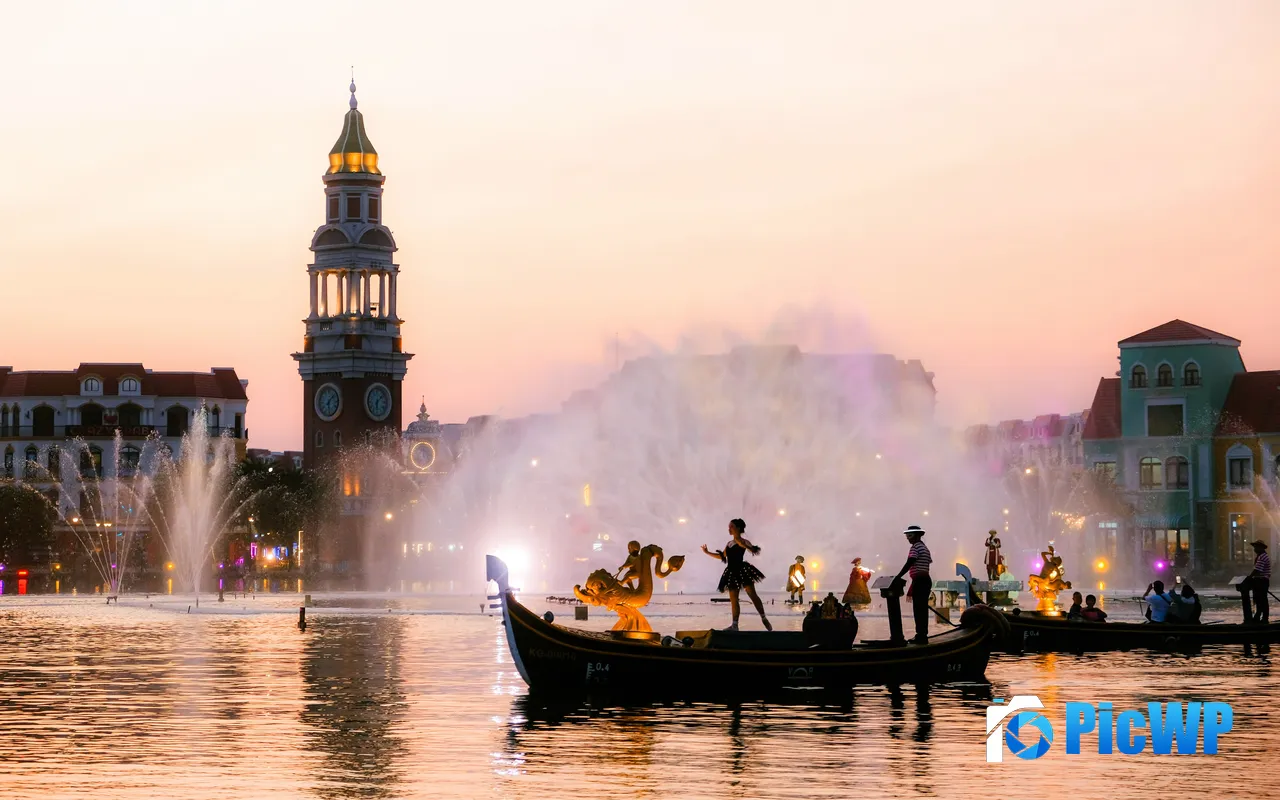 Phu Quoc Kien Giang Square Entertainment Vietnam 5K PC Wallpaper