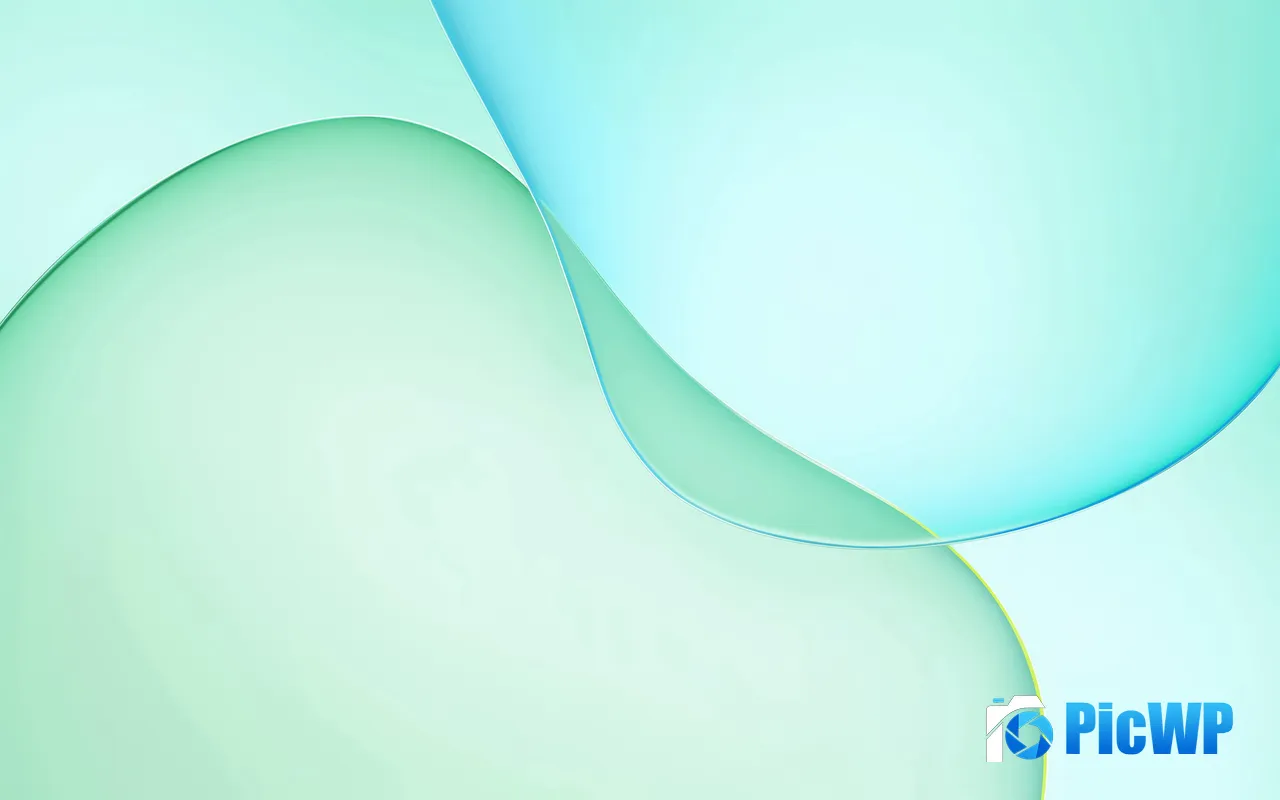 Soft Gradient <font color=red>Green</font> Abstract Background Design 5K PC Wallpaper