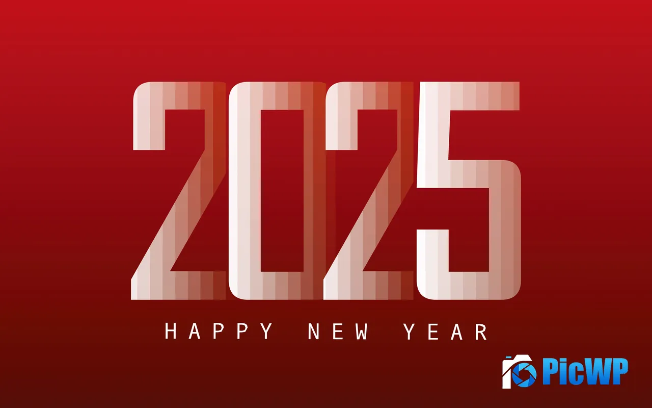 <font color=red>Happy</font> New Year 2025 Holiday Bless Desktop 5K PC Wallpaper