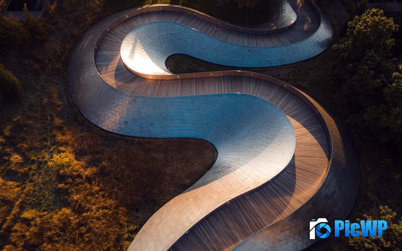 <font color=red>Sunset</font> Trails Millennium Park Chicago Illinois USA 5K PC Wallpaper